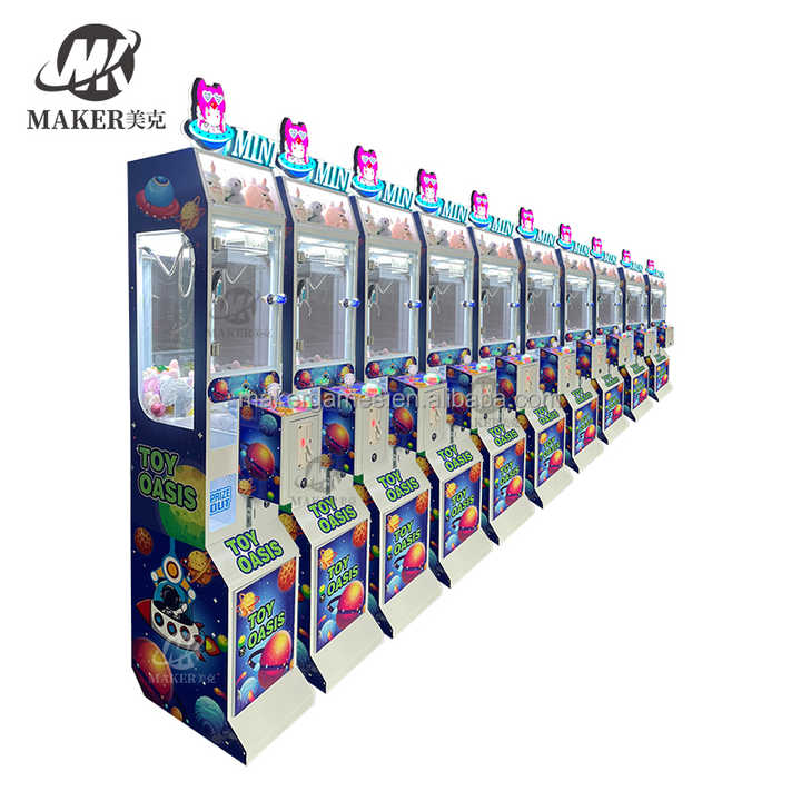 Maker Mini Claw Machine Small Toys Crane Vending Arcade Prizes Doll Gift Coin Operated Game Machine with Coin Acceptor