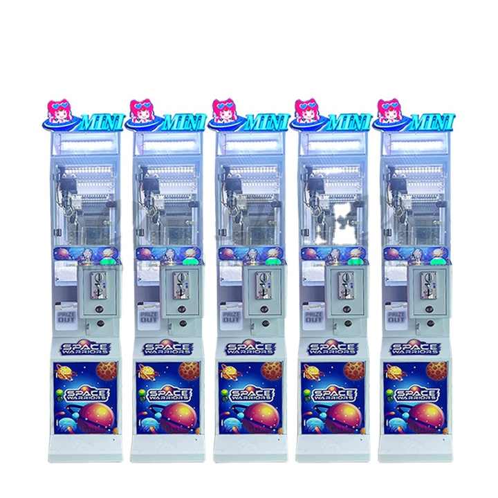 Maker Mini Claw Machine Different Toys Crane Vending Arcade Prizes Doll Candy Coin Operated Game Machine with Coin Acceptor