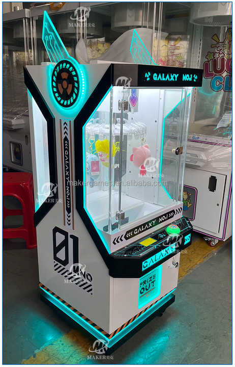 MAKER Clip Prize Game Cool Rabbit Arcade Metal Coin Operated Games Acrylic Clip Machine Claw Machine Doll Machine
