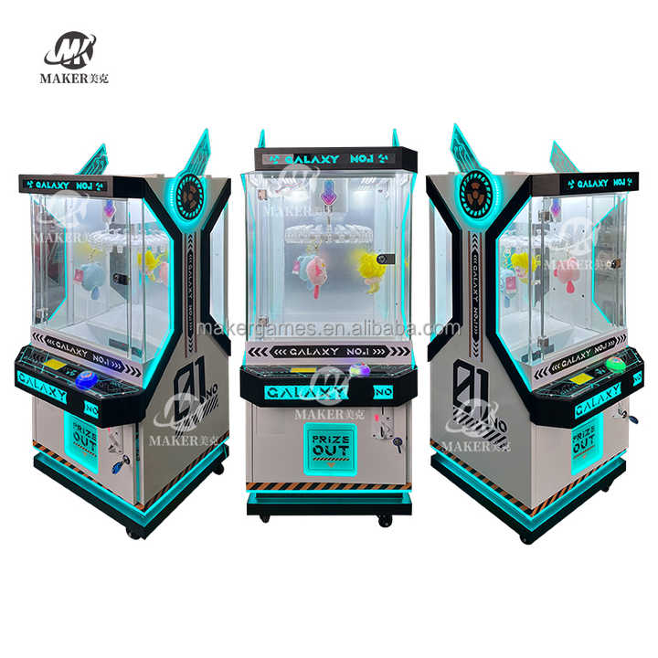 MAKER Clip Prize Game Cool Rabbit Arcade Metal Coin Operated Games Acrylic Clip Machine Claw Machine Doll Machine