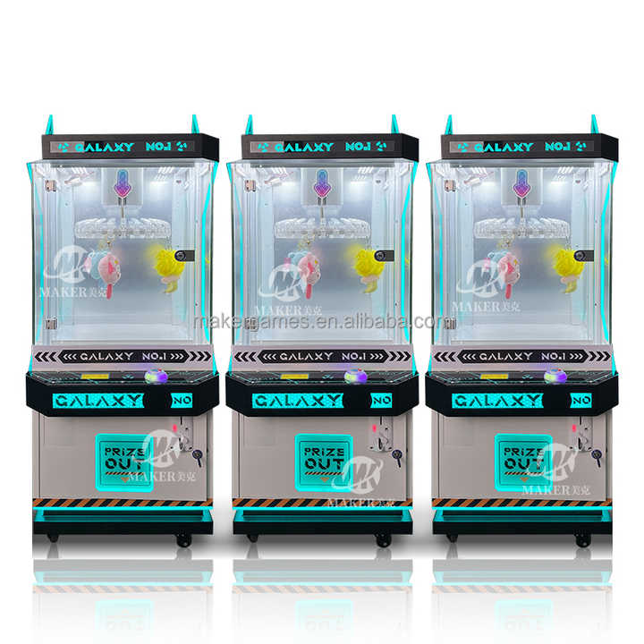 MAKER Clip Prize Game Cool Rabbit Arcade Metal Coin Operated Games Acrylic Clip Machine Claw Machine Doll Machine
