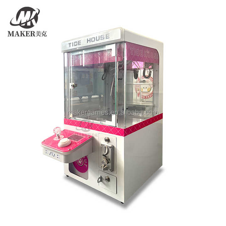 Maker Factory Wholesale Coin Operated Small Candy Arcade Game Machine Cheap Mini Plush Toy Gift Crane Claw