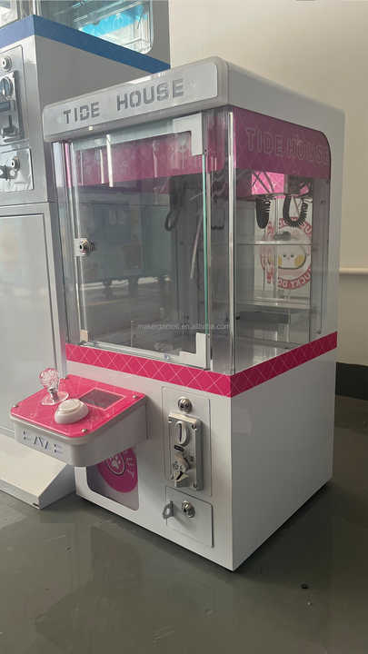 Maker Factory Wholesale Coin Operated Small Candy Arcade Game Machine Cheap Mini Plush Toy Gift Crane Claw
