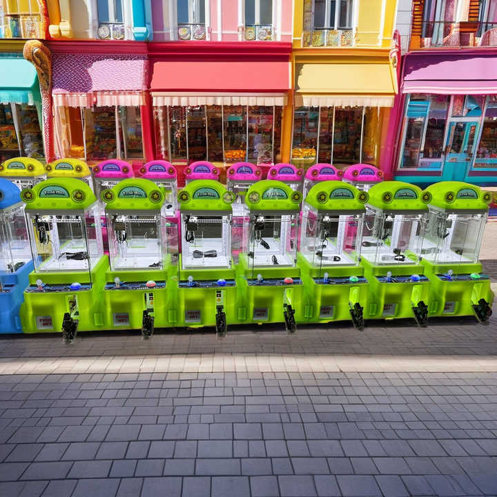 MAKER Mini Candy Color Claw Machine Coin Operated Arcade Cube Electronic Claw Crane Machine Mini Claw Machine