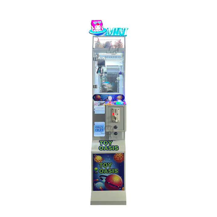 Factory Direct Sales Children's Attraction Mini Claw Crane Machine Coin Operated Plastic Claw Crane Machine