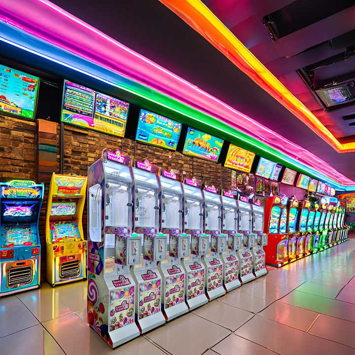 Factory Direct Sales Children's Attraction Mini Claw Crane Machine Coin Operated Plastic Claw Crane Machine
