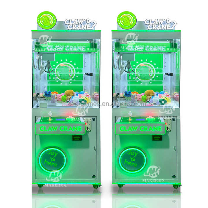 Maker Custom  Doll Gift Candy Coin Operated Game Machine with Bill Acceptor Mini Claw Crane Machine   Doll  Machine Toy for Kids