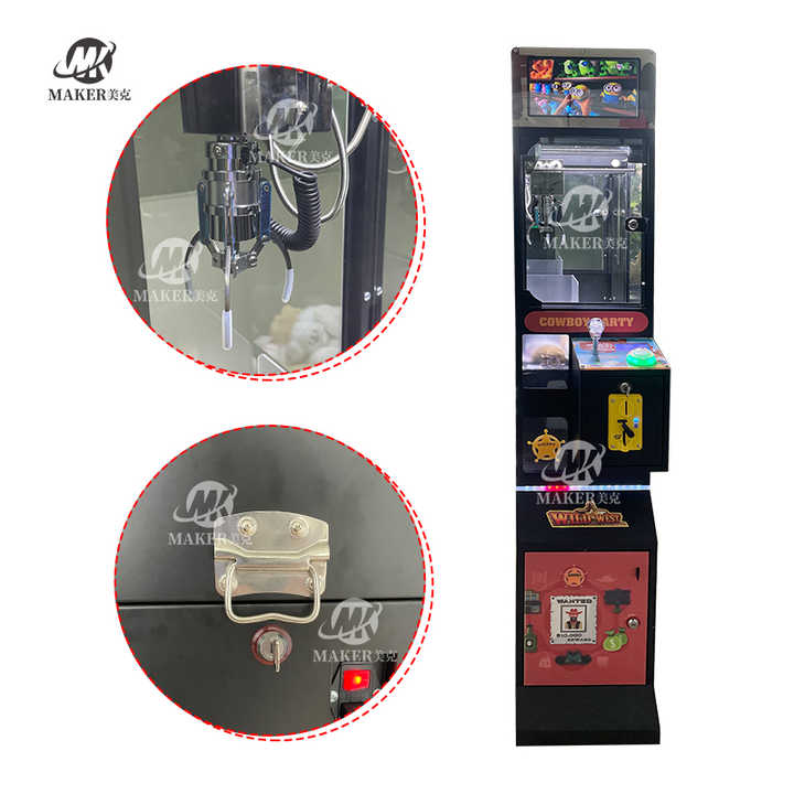 Quality Guarantee LCD Screen Arcade Coin Operated Game Prize Child Toys  Doll  Mini Claw Crane Machine