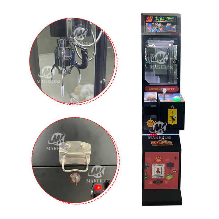 Quality Guarantee LCD Screen Arcade Coin Operated Game Prize Child Toys  Doll  Mini Claw Crane Machine