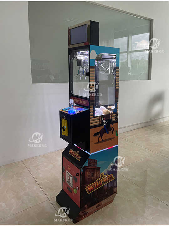 Quality Guarantee LCD Screen Arcade Coin Operated Game Prize Child Toys  Doll  Mini Claw Crane Machine