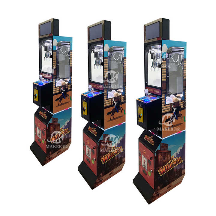 Quality Guarantee LCD Screen Arcade Coin Operated Game Prize Child Toys  Doll  Mini Claw Crane Machine