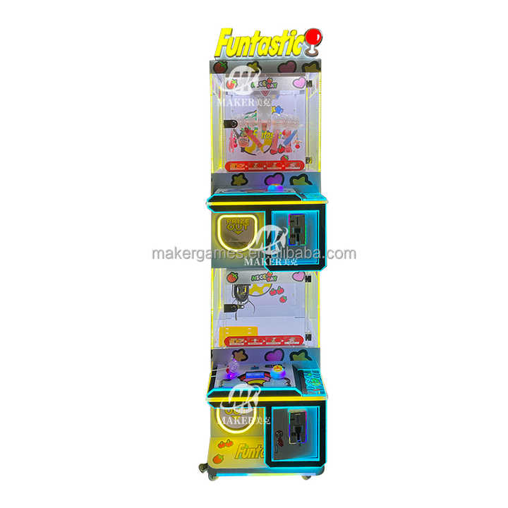 Toy Plush Catcher Custom Claw Machine with Clip Arcade Game Prize Doll Grabber Coin Pusher Claw Crane Machine
