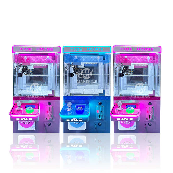 MAKER Colorful Custom Small Doll Gift Arcade Claw Crane Commercial Claw Machine for Children