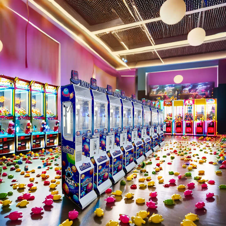 2024 Maker Popular Factory Price Mini Claw Crane Machine Coin Operated Vending Machine Wooden Metal Gift Machine