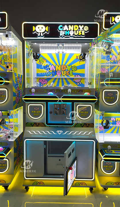 High Quality Factory Cheap Arcade Game Center Coin Operated Metal 2 Players Claw Game Doll Machine Mini Claw Crane Machine