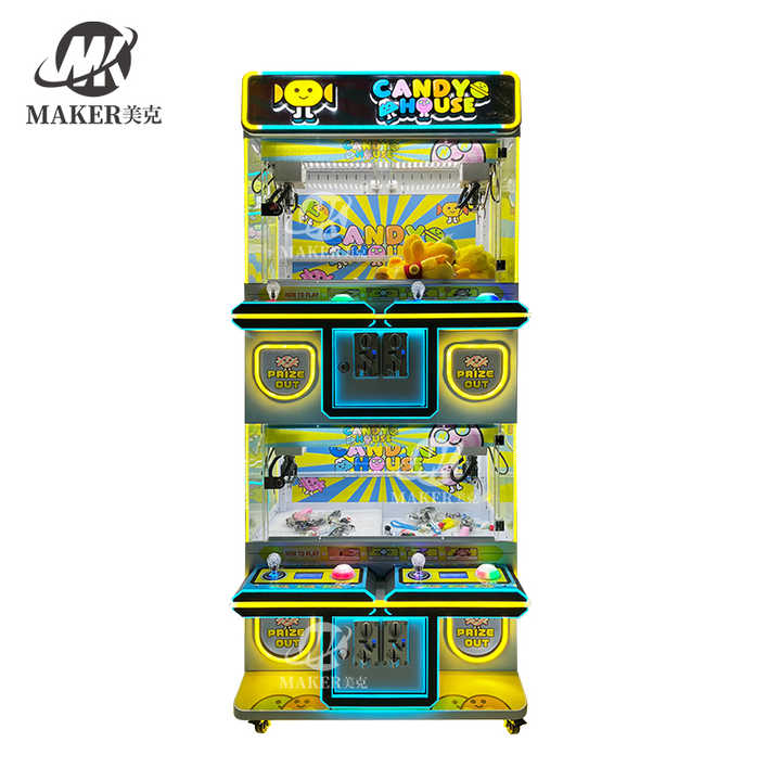 High Quality Factory Price Arcade Game Center Coin Operated Metal 4 Players Claw Game Doll Machine Mini Claw Crane Machine