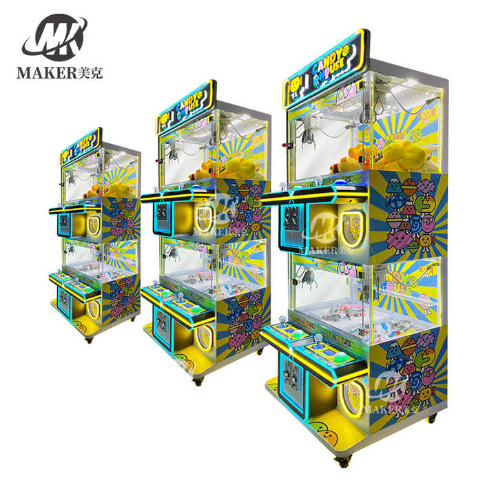 High Quality 4 Players Arcade Game Center Coin Operated Metal Crane Claw Game Doll Machine Mini Claw Machine