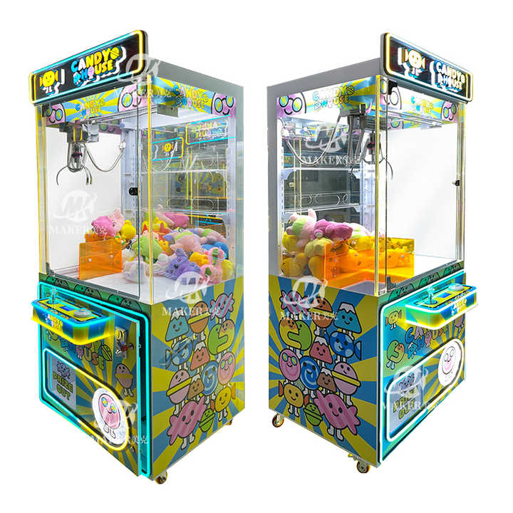 Factory Sales Arcade Game Center Coin Operated Metal Crane Claw Game Doll Machine Clip Prize Mini Claw Machine