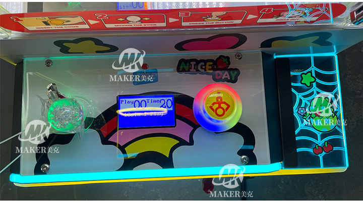 Arcade Claw Game Crane Machine Plush Toy Boutique Arcades Amusement Venue Coin Operated Mini Claw Machine with Coin Acceptor