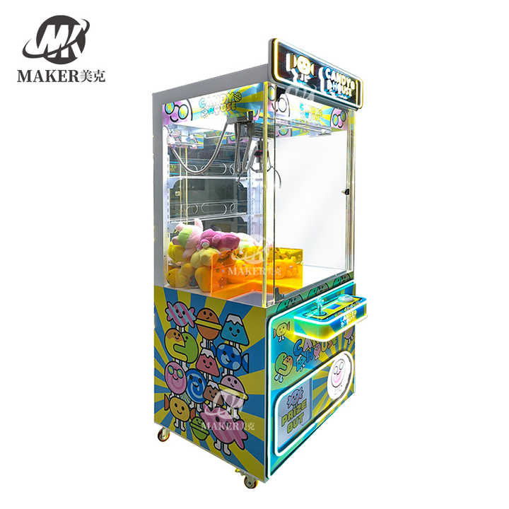 Arcade Claw Game Crane Machine Plush Toy Boutique Arcades Amusement Venue Coin Operated Mini Claw Machine with Coin Acceptor