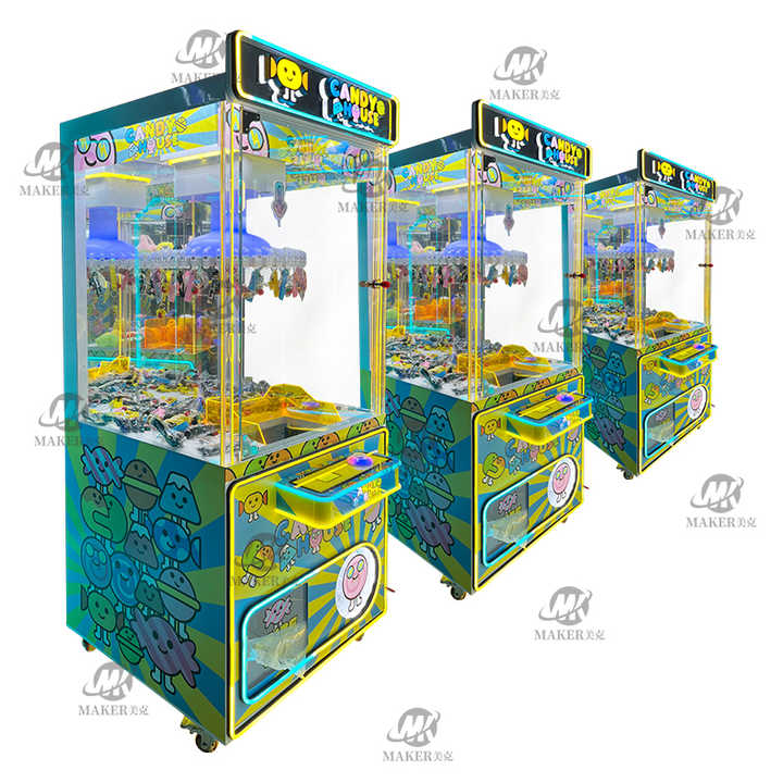 Factory Sales Arcade Game Center Coin Operated Metal Crane Claw Game Machine Clip Prize Mini Claw Machine