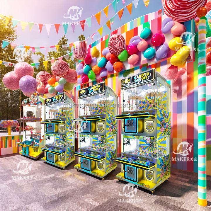 Factory Price Claw Crane Machine Toys Plush Coin Operated Toy Doll Machine Vending Mini Claw Machine for Kids