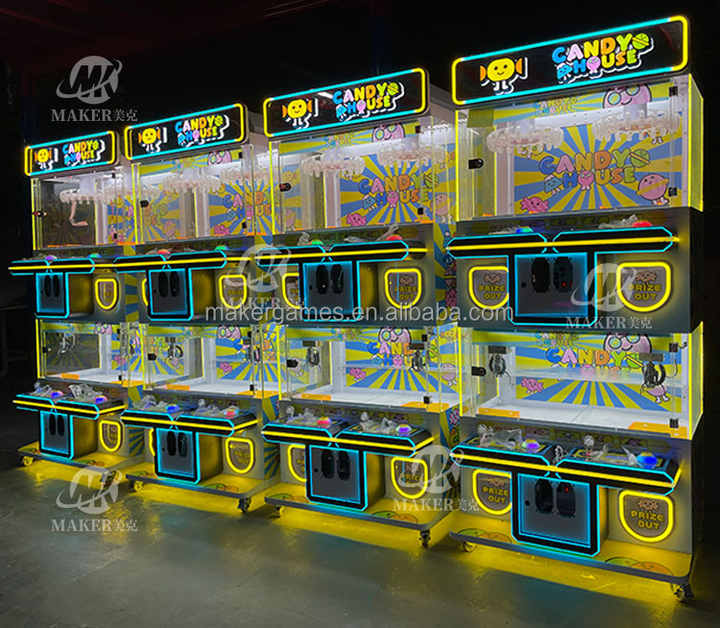 Factory Price Claw Crane Machine Toys Plush Coin Operated Toy Doll Machine Vending Mini Claw Machine for Kids