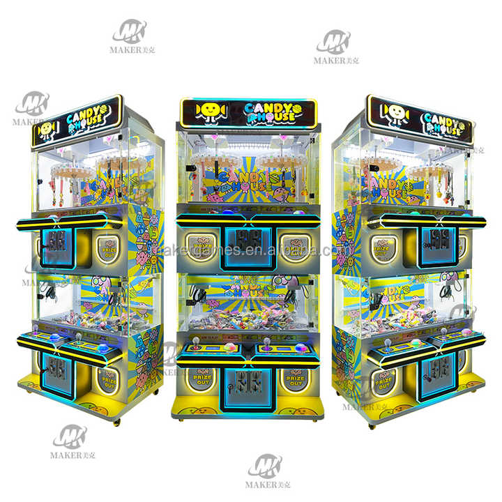 Factory Price Claw Crane Machine Toys Plush Coin Operated Toy Doll Machine Vending Mini Claw Machine for Kids