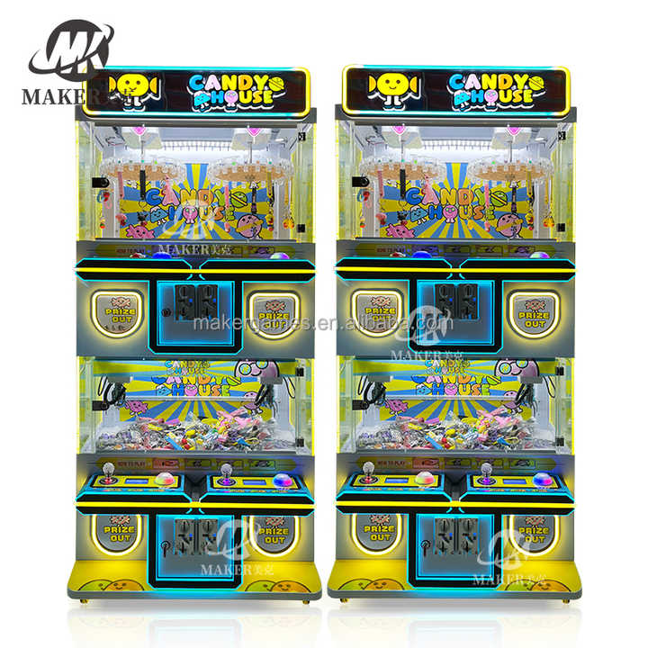 Hot Selling Indoor Play Area Equipment Multiple Styles Clip Gift Prize Doll Arcade Crane Catching Mini Claw Doll Machine