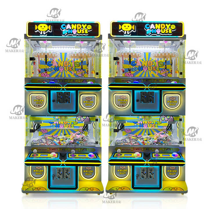 New Design Parent-Child Four Players Recreation Claw Arcade Game Machine Indoor Sports Entertainment Doll Machine