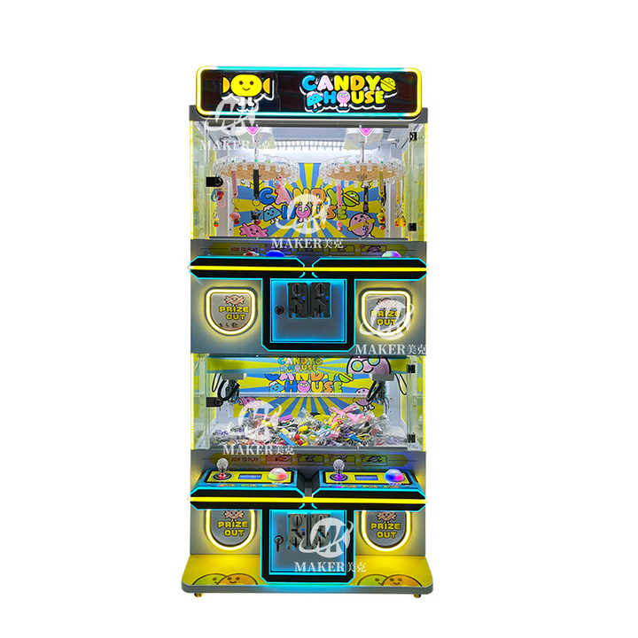 New Design Parent-Child Four Players Recreation Claw Arcade Game Machine Indoor Sports Entertainment Doll Machine