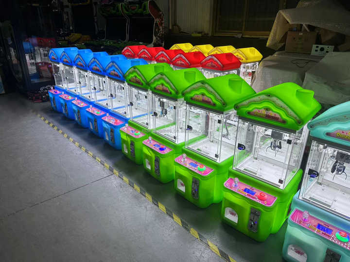 Maker Prize House Mini Claw Machine Toys Crane Arcade Coin Operated Metal Redemption Game Machine Doll Machine