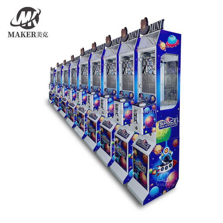 Factory Direct Sales Mini Blue Claw Machine Coin-operated Mini Small Toy  Plastic Claw Crane Machine