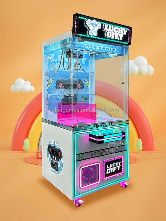Coin Operated Arcade Crane Claw Machine Cheap Dolls Catcher Games Toy Plastic Coin Operated Machine