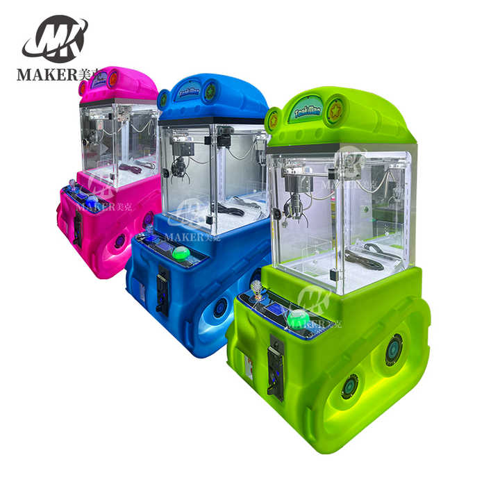Factory Direct Sales Arcade Game Center Coin Operated Metal Crane Claw Machine Mini Doll Machine