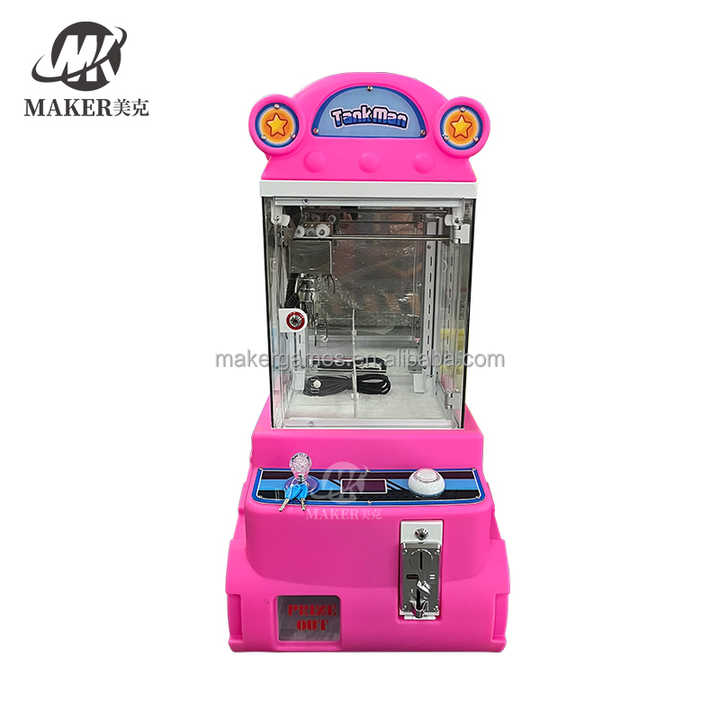 High Quality Customized Mini Crane Claw Toy Vending Machine Coin Operated Prizing Game for Children and Kids