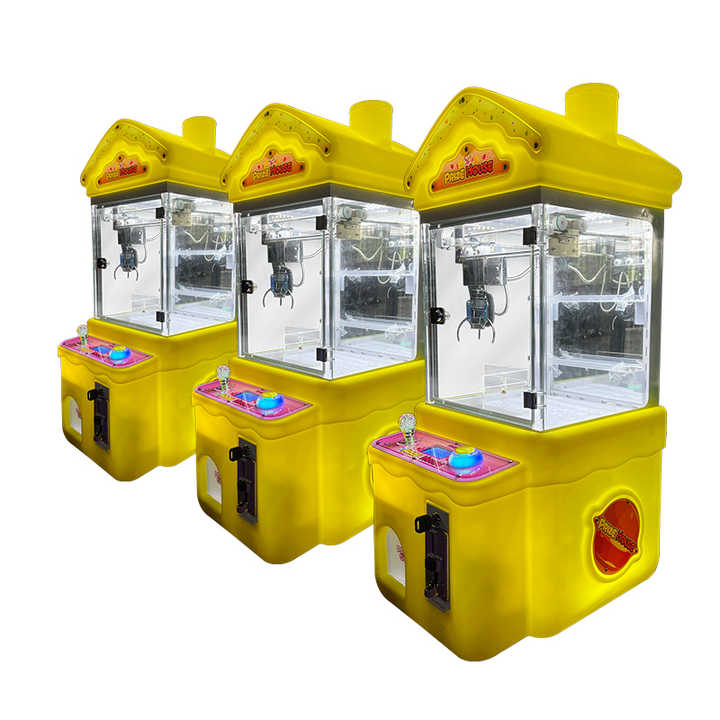 Maker Mini Claw Machine Small Toys Crane Arcade Prizes Doll Gift Candy Coin Operated Metal Redemption Game Machine