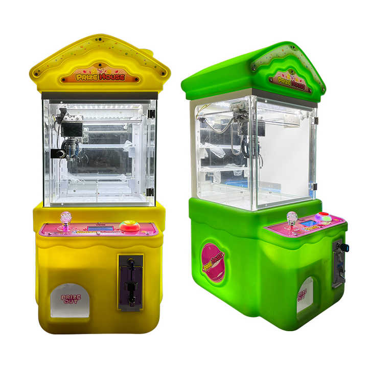 Maker Mini Claw Machine Small Toys Crane Arcade Prizes Doll Gift Candy Coin Operated Metal Redemption Game Machine