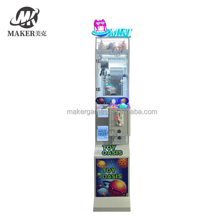 Maker Hot Selling Clip Doll Machine Mini Gift Doll Catcher Game Machine Toy Crane Claw Machine for Dollhouse