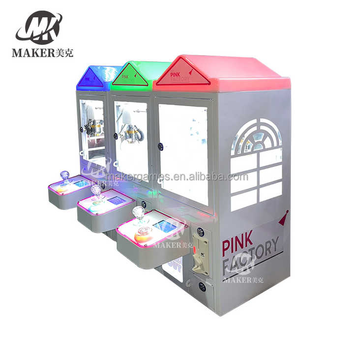 Factory Wholesale Coin Operated Games Toys Candy Vending Machines Mega Mini Claw Machine Arcade Small Cranes Doll Gift Machine