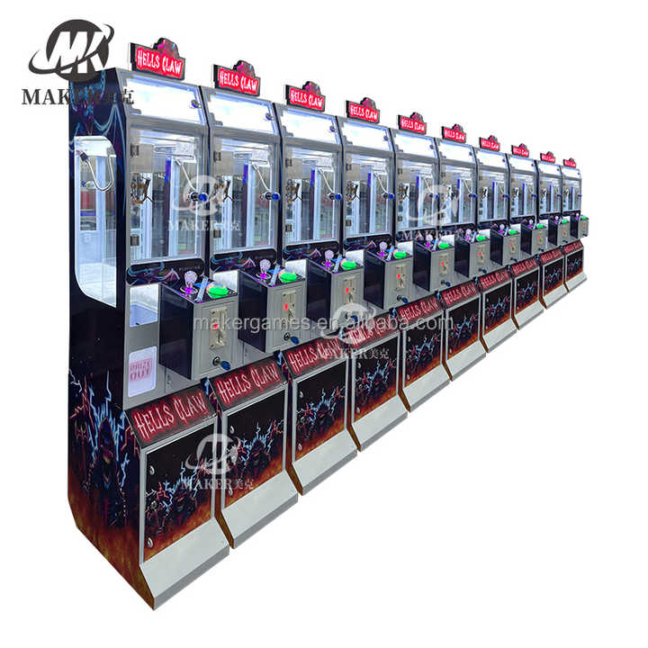 New Design Wholesale Custom Operated Toy Vending Arcade Claw Crane Coin Machine Cheap Doll Claw Machine