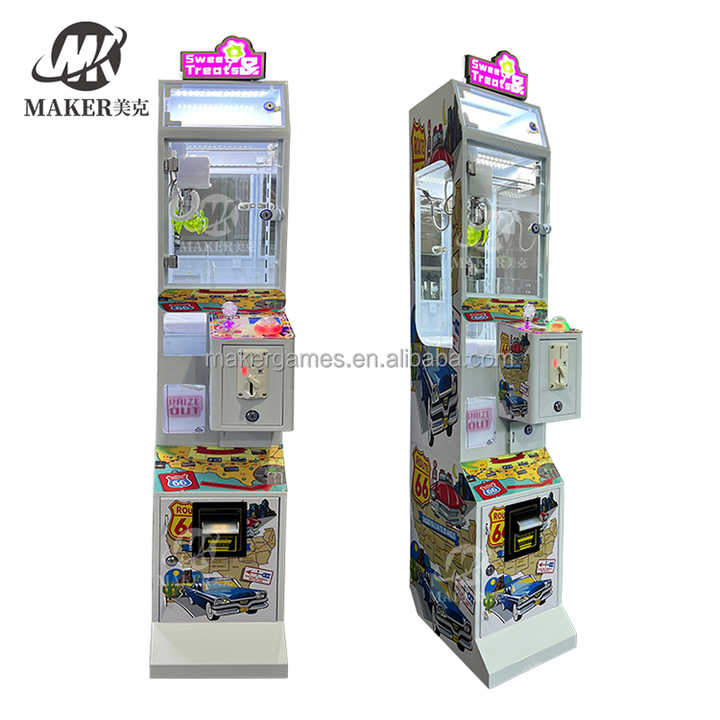 New Design Coin Operated Arcade Mini Doll Machine Claw Crane Grabber Prize Vending Out Toy Gift Game Machine