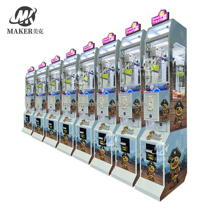 New Design Coin Operated Arcade Mini Doll Machine Claw Crane Grabber Prize Vending Out Toy Gift Game Machine