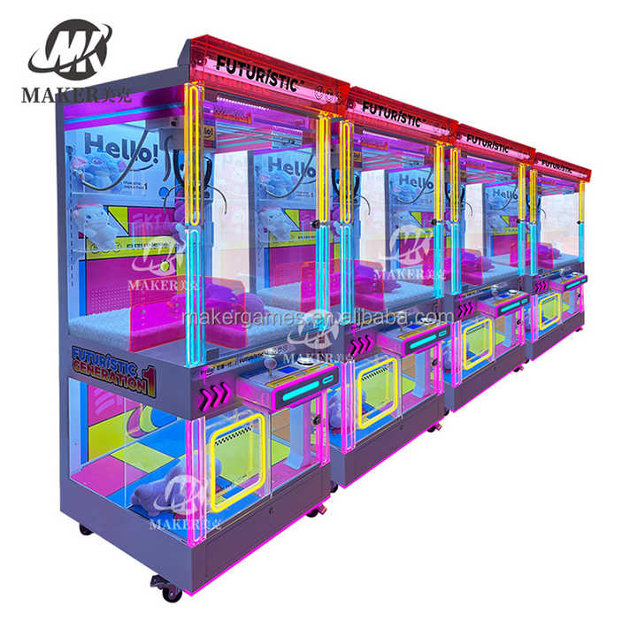 Newest High Quality Mini Claw Machine Coin Operated Crazy Doll Machine Claw Machine Arcade Game Toy Crane