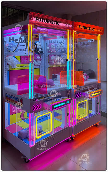 Newest High Quality Mini Claw Machine Coin Operated Crazy Doll Machine Claw Machine Arcade Game Toy Crane