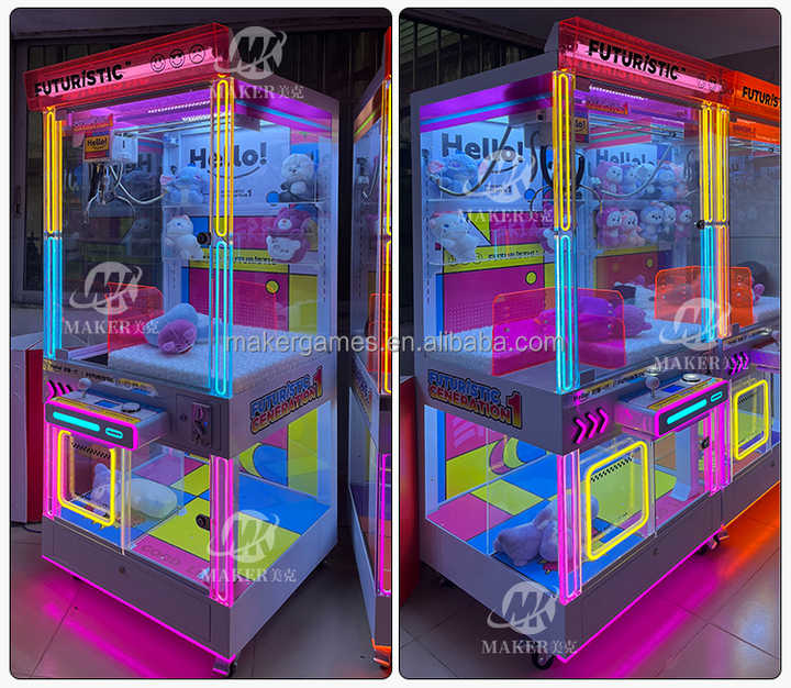 Newest High Quality Mini Claw Machine Coin Operated Crazy Doll Machine Claw Machine Arcade Game Toy Crane