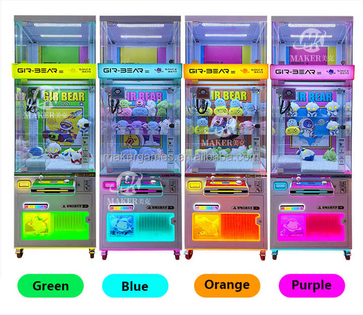 Maker   Hot Sale Doll Arcade Boutique Machine Crane Claw Gift Game Machine Coin Operated Games