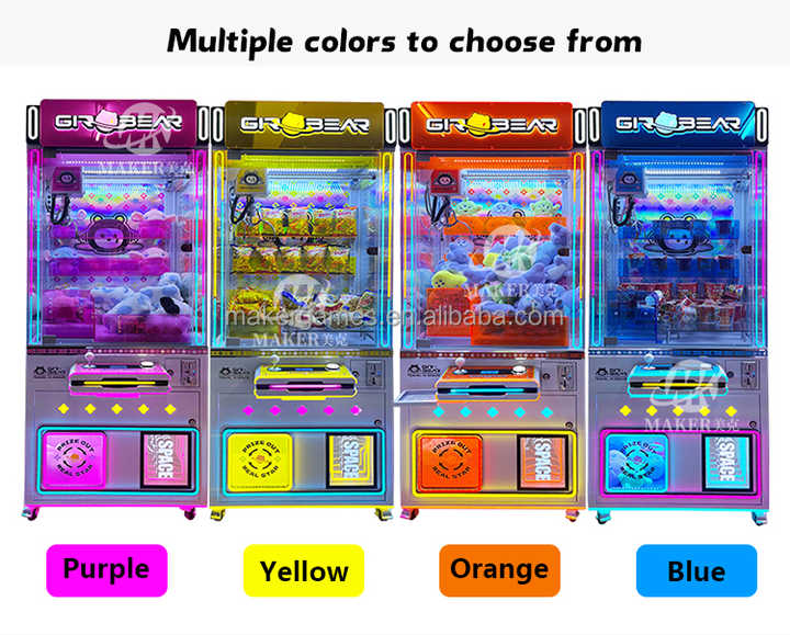 Manufacture Wholesale Custom Capsules Toy Vending Claw Machine Gift Prizes Vending Claw Crane Game Machine