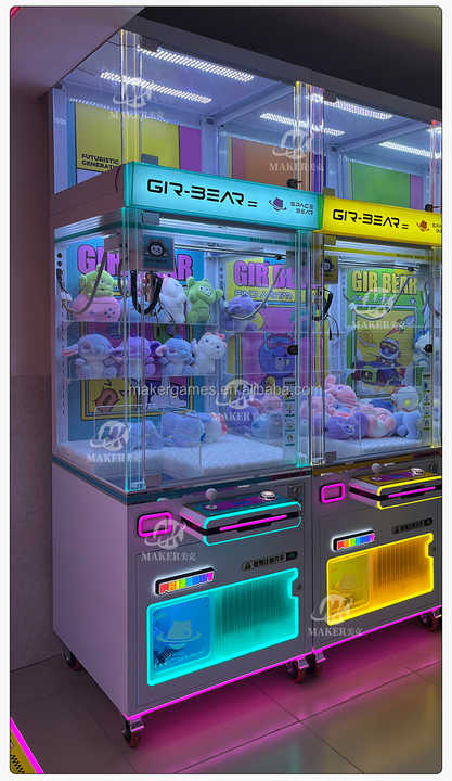 Hot Selling Coin Operated Game Machine Claw Crane Games STAR TIDE PLAY UFO Catchers Prize Vending Doll Machines