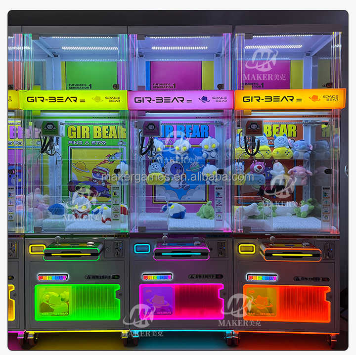 Hot Selling Coin Operated Game Machine Claw Crane Games STAR TIDE PLAY UFO Catchers Prize Vending Doll Machines